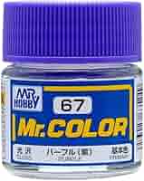 Amazon | 【溶剤系アクリル樹脂塗料】Mr.カラー C67 パープル